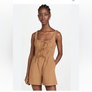 Rebecca Taylor Women's Poplin Romper Dress SIZE:00 NWOT